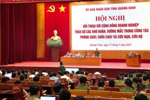 Quảng Ninh: Đối thoại, tháo gỡ khó khăn cho cộng đồng doanh nghiệp trong công tác phòng cháy chữa cháy