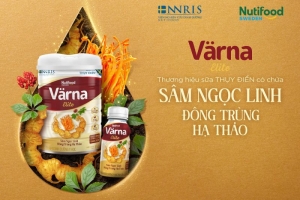Värna ra mắt sản phẩm sữa cao cấp Värna Elite chất lọc tinh hoa quốc bảo Sâm Ngọc Linh và Đông Trùng Hạ Thảo