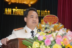 Thượng tá Lê Ngọc Anh được bổ nhiệm chức vụ Phó Giám đốc Công an tỉnh Thanh Hóa