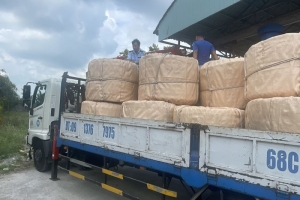 Kiên Giang: Phát hiện 51 cuộn dây giềng tàu đánh cá có dấu hiệu vi phạm