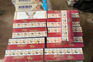Tây Ninh: Tạm giữ hơn 1.500 bao thuốc lá điếu ngoại nhập lậu