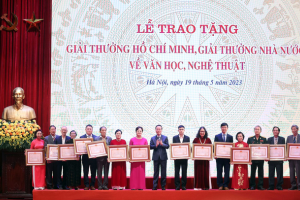 128 tác giả, đồng tác giả được trao Giải thưởng Hồ Chí Minh, Giải thưởng Nhà nước về văn học nghệ thuật