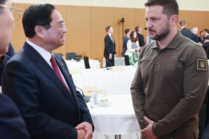 Thủ tướng Phạm Minh Chính gặp Tổng thống Ukraine