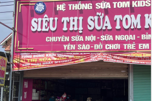 Đồng Nai: Kinh doanh hàng hóa giả mạo thương hiệu, Siêu thị sữa Tom Kids bị xử phạt