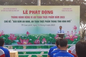 Đồng Tháp: Hoàn thành tốt "Tháng hành động vì an toàn thực phẩm" năm 2023