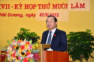 Hải Dương có tân Chủ tịch HĐND tỉnh Khóa XVII