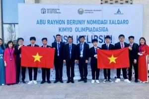 Bắc Ninh có 2 học sinh giành huy chương tại Kỳ thi Olympic Hóa học quốc tế Abu Reikhan Beruniy
