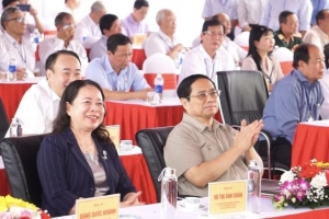 Thủ tướng Phạm Minh Chính dự lễ khởi công cao tốc trục ngang qua 4 tỉnh miền Tây