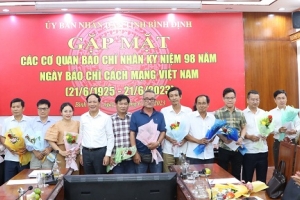 Bình Định: Gặp mặt các cơ quan báo chí nhân dịp 21/6