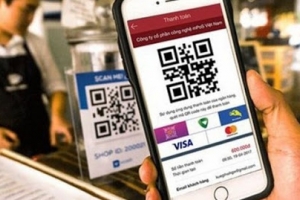 Thanh toán qua phương thức QR code tăng trưởng vượt bậc