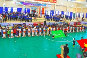 Khai mạc Giải bóng đá Nhi đồng Cúp Báo Thanh Hóa lần thứ II/2023