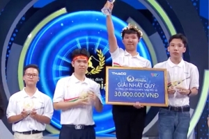 Thanh Hóa: Học sinh Trường THPT Hàm Rồng đoạt vé vào vòng chung kết năm Đường lên đỉnh Olympia năm thứ 23