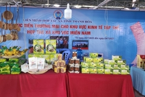 Nhiều sản phẩm tiêu biểu của Thanh Hóa tham gia Hội chợ Xúc tiến thương mại kinh tế tập thể
