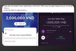Cách phòng tránh chiêu trò giả mạo biên lai chuyển tiền thành công
