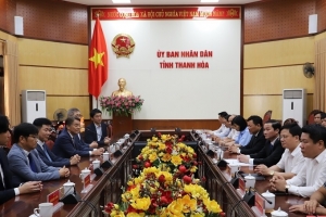 Chủ tịch UBND tỉnh Thanh Hóa tiếp và làm việc với lãnh đạo Công ty TNHH Điện Nghi Sơn 2