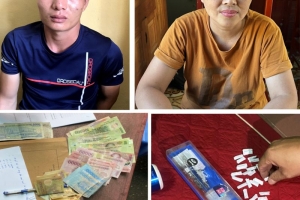 Thanh Hóa: Bắt 2 đối tượng mua bán trái phép chất ma túy