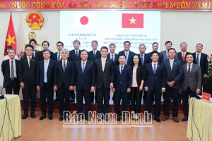 Lãnh đạo tỉnh Nam Định tiếp và làm việc với Đoàn đại biểu tỉnh Miyazaki (Nhật Bản)