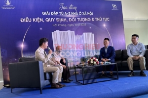 Công ty CP hoá chất vật liệu điện Bình Phát tổ chức toạ đàm giải đáp thắc mắc về nhà ở xã hội