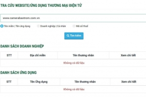 Sử dụng Website thương mại điện tử không thông báo với cơ quan quản lý để bán hàng, một công ty bị xử phạt 30 triệu đồng