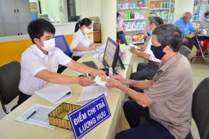Từ ngày 14/8/2023: Người dân nhận lương hưu, trợ cấp theo mức hưởng mới