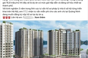 Quảng Ninh cảnh báo trước chào mời mua nhà ở xã hội