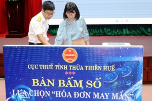 Thừa Thiên Huế: Quý II có 57.138 hóa đơn tham gia chương trình “Hóa đơn may mắn”