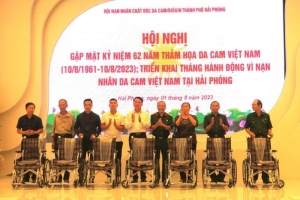 Hải Phòng kêu gọi “Tháng hàng động vì nạn nhân da cam”