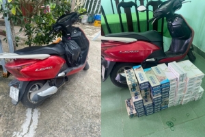 Đồng Tháp: Phát hiện gần 1.900 bao thuốc lá điếu nhập lậu