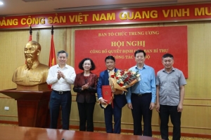 Bổ nhiệm Trợ lý thường trực Ban Bí thư, Trưởng ban Tổ chức Trung ương