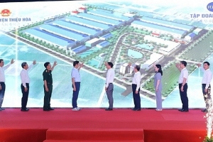 Tập đoàn Hoa Lợi khởi công Dự án nhà máy sản xuất, gia công giày dép xuất khẩu tại Thanh Hoá
