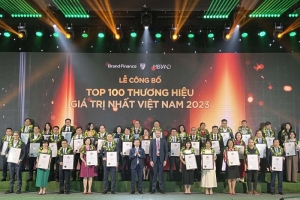 Vietjet là một trong 100 thương hiệu giá trị nhất Việt Nam