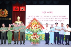 Thanh Hóa: Sơ kết 1 năm thực hiện quy chế phối hợp trong công tác bảo đảm an ninh - trật tự