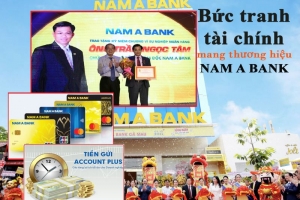 Gam màu sáng - tối mang thương hiệu Nam A Bank - Ngân hàng TMCP Nam Á