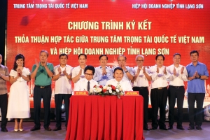 Lạng Sơn: Hiệp hội Doanh nghiệp tỉnh Lạng Sơn ký kết hợp tác với VIAC