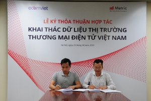 Ký Biên bản hợp tác nghiên cứu, xây dựng và khai thác dữ liệu thị trường TMĐT tại Việt Nam