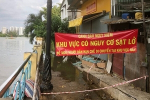 TP. Hồ Chí Minh: Đề xuất dự án phòng chống sạt lở với kinh phí 150 tỷ đồng