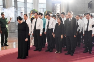 Lãnh đạo Đảng, Nhà nước viếng tang nguyên Bộ trưởng GD&ĐT Trần Hồng Quân
