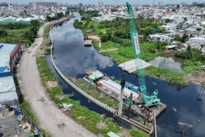 Tiến độ dự án kênh Tham Lương – Bến Cát – rạch Nước Lên đến tháng 8/2023