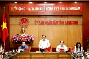 UBND tỉnh Lạng Sơn họp phiên thường kỳ (kỳ I) tháng 8