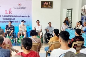 Quảng Nam: Trao tặng 118 xe lăn, xe lắc cho người khuyết tật