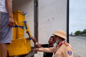 Hà Tĩnh: Phát hiện 290 kg nội tạng động vật không rõ nguồn gốc trên xe tải
