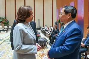Thủ tướng Phạm Minh Chính gặp Phó Tổng thống Hoa Kỳ Kamala Harris