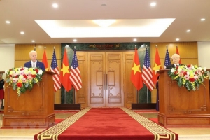 Cuộc họp báo của Tổng bí thư Nguyễn Phú Trọng và Tổng thống Joe Biden