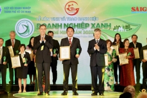 TP. HCM tôn vinh 90 doanh nghiệp nhận Giải thưởng danh hiệu Doanh nghiệp xanh 2023