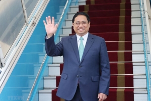 Thủ tướng Phạm Minh Chính lên đường dự Hội chợ Trung Quốc - ASEAN và Hội nghị Thượng đỉnh thương mại - đầu tư Trung Quốc - ASEAN