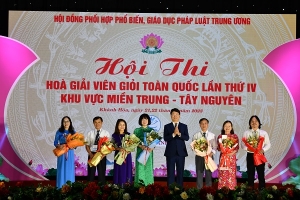Khai mạc Hội thi Hòa giải viên giỏi toàn quốc lần thứ IV khu vực Miền Trung- Tây nguyên