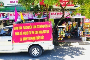Quảng Ngãi: Tuyên truyền pháp luật về QLTT nhân dịp Tết Trung thu