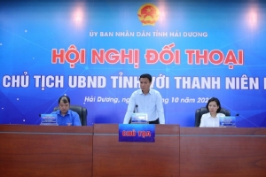 Chủ tịch UBND tỉnh Hải Dương đối thoại với thanh niên