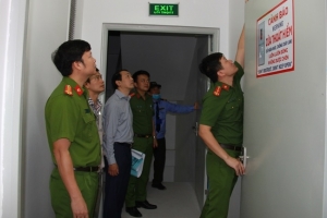 Kiểm tra công tác PCCC tại các khu chung cư, nhà ở xã hội dành cho công nhân tại Thanh Hóa