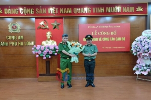 Thượng tá Nguyễn Duy Dũng làm Trưởng Công an TP. Hạ Long